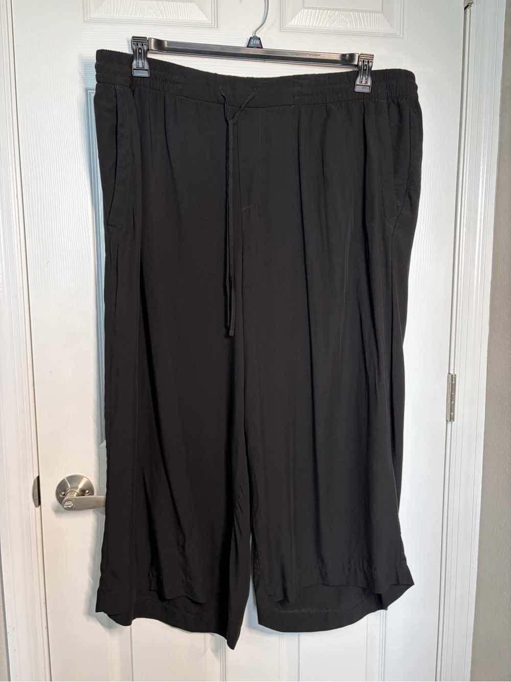 Old Navy Black Wide-Leg Drawstring Pants